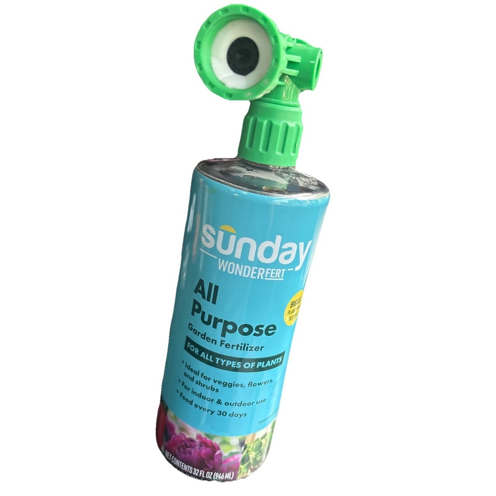 WonderFert All-Purpose Garden Nutrients, 32 oz, (10-2-6),Covers up to 500 Sq.ft.
